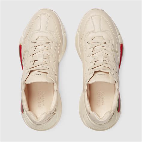 fake gucci rhyton|Gucci Rhyton Leather Sneakers.